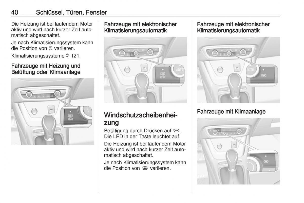 Opel Crossland X Handbuch / page 42