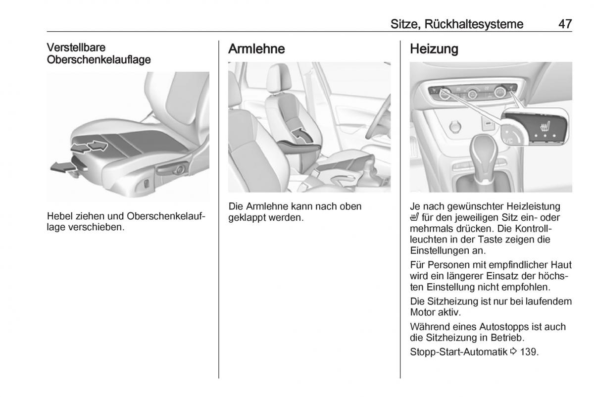 Opel Crossland X Handbuch / page 49