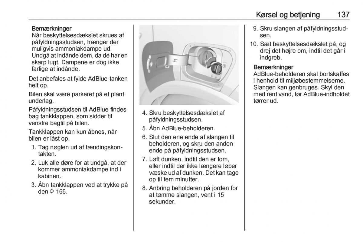 manual  Opel Crossland X Bilens instruktionsbog / page 139