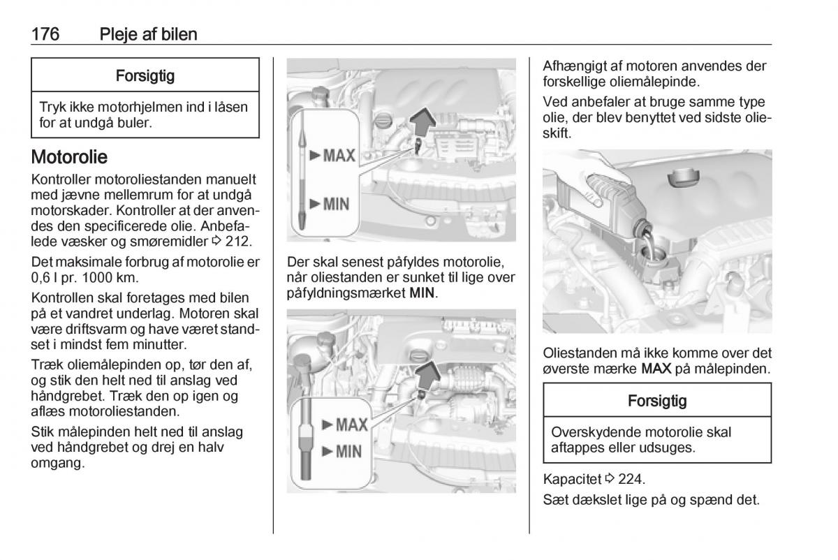 manual  Opel Crossland X Bilens instruktionsbog / page 178