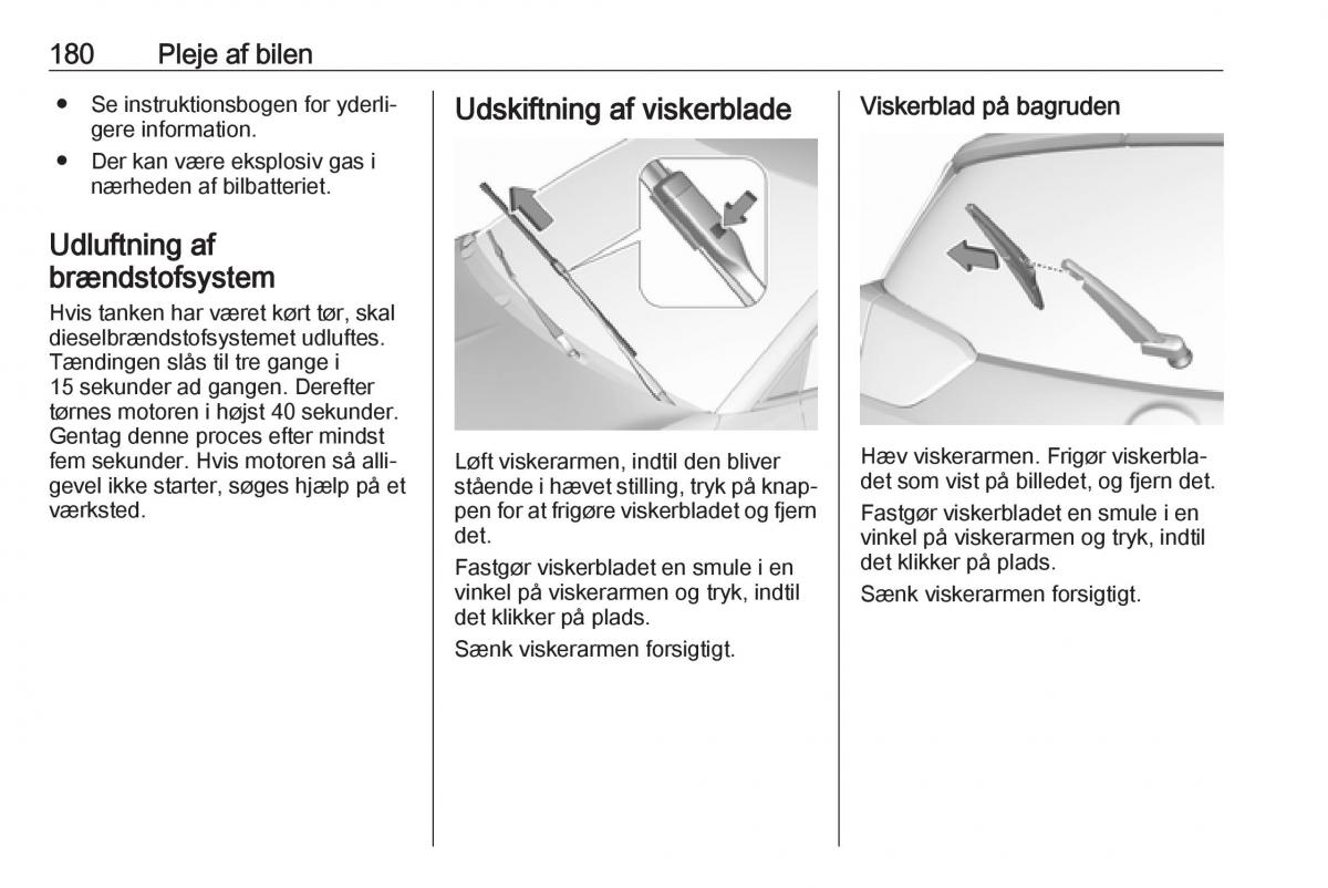 manual  Opel Crossland X Bilens instruktionsbog / page 182