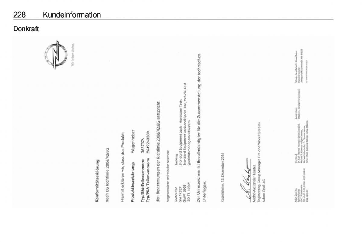 Opel Crossland X Bilens instruktionsbog / page 230