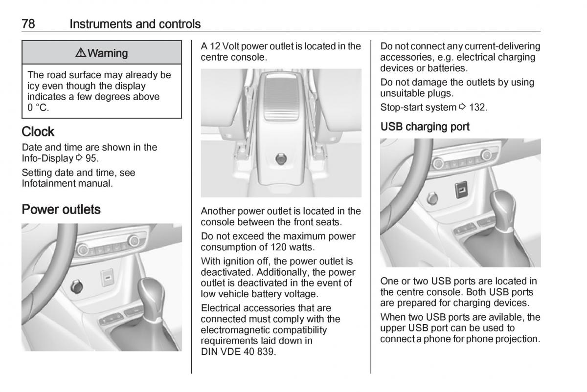 Opel Crossland X owners manual / page 80