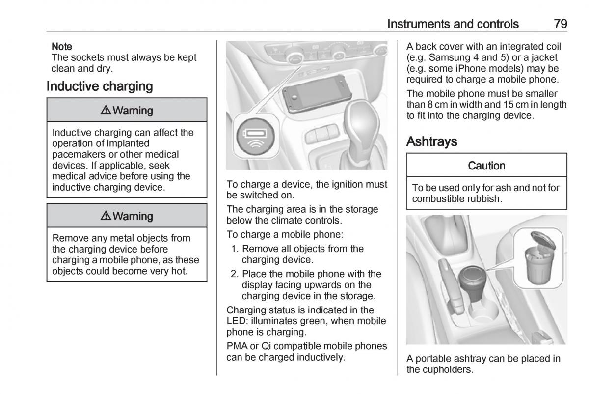 Opel Crossland X owners manual / page 81