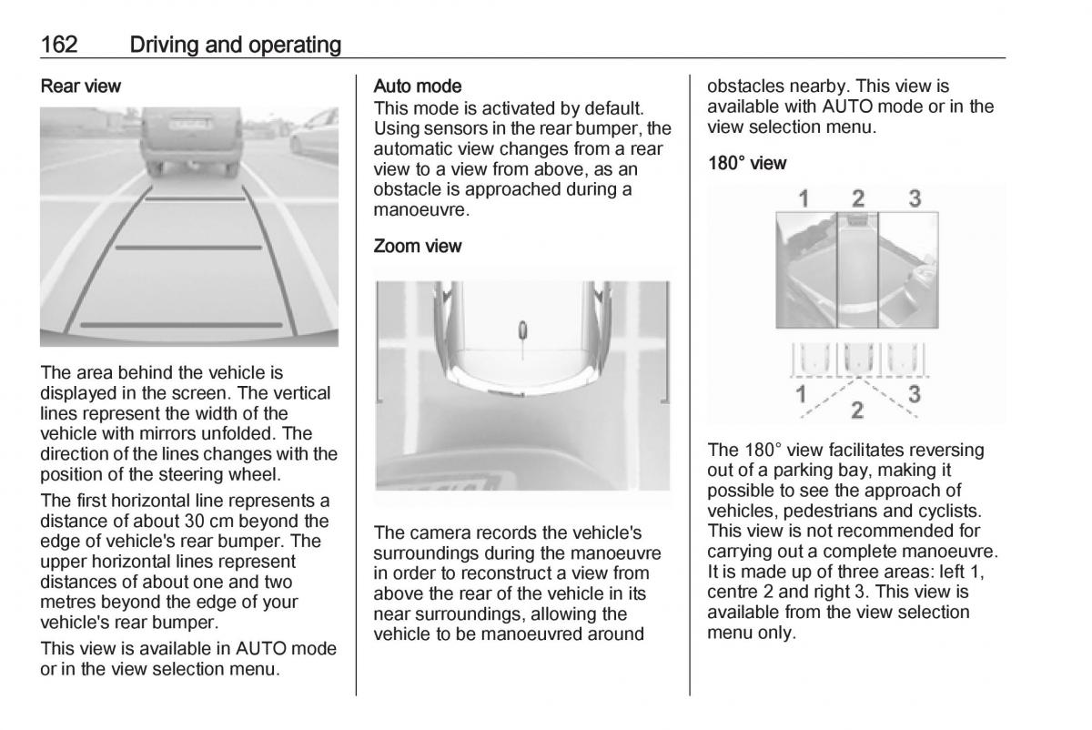 Opel Crossland X owners manual / page 164