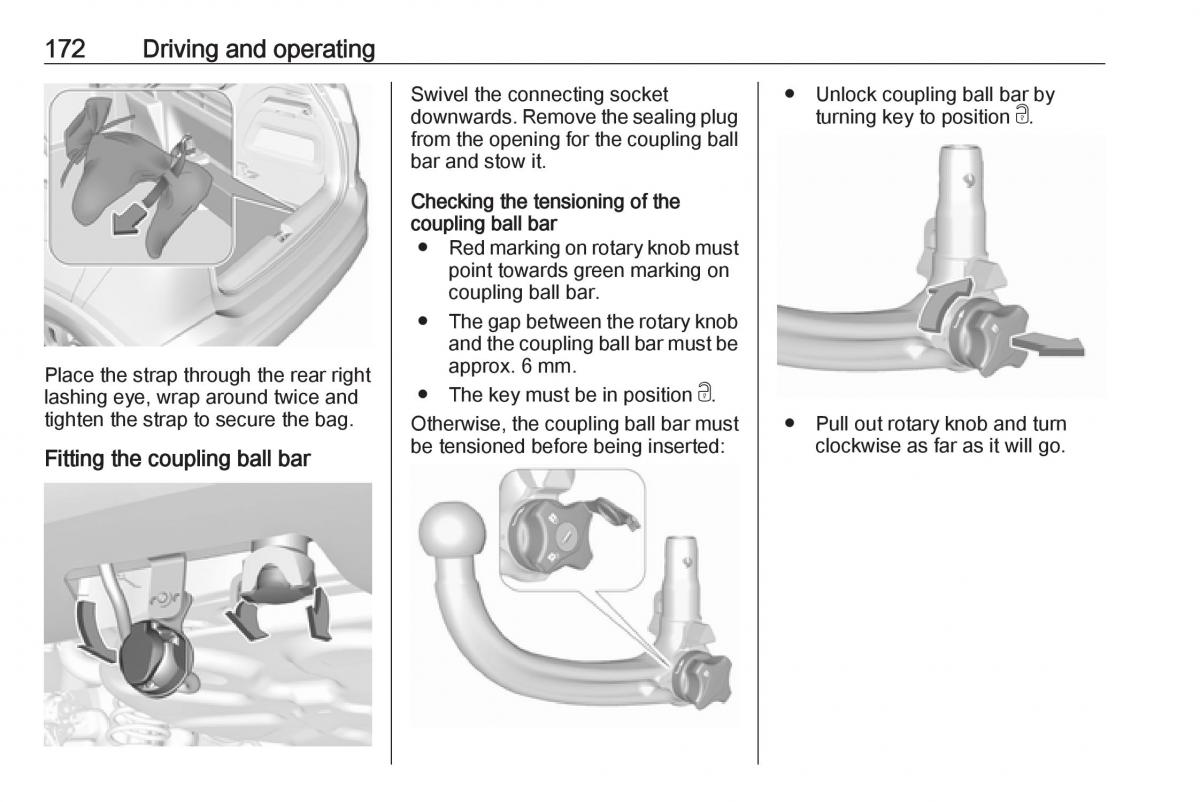 Opel Crossland X owners manual / page 174