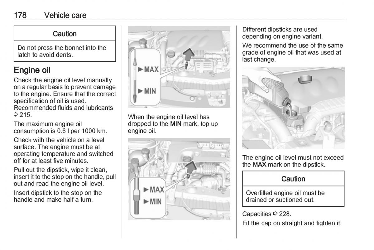 Opel Crossland X owners manual / page 180