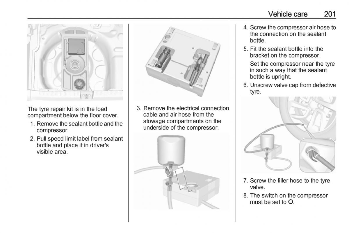 Opel Crossland X owners manual / page 203