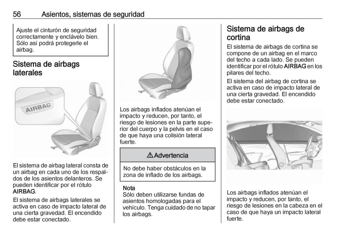 Opel Crossland X manual del propietario / page 58