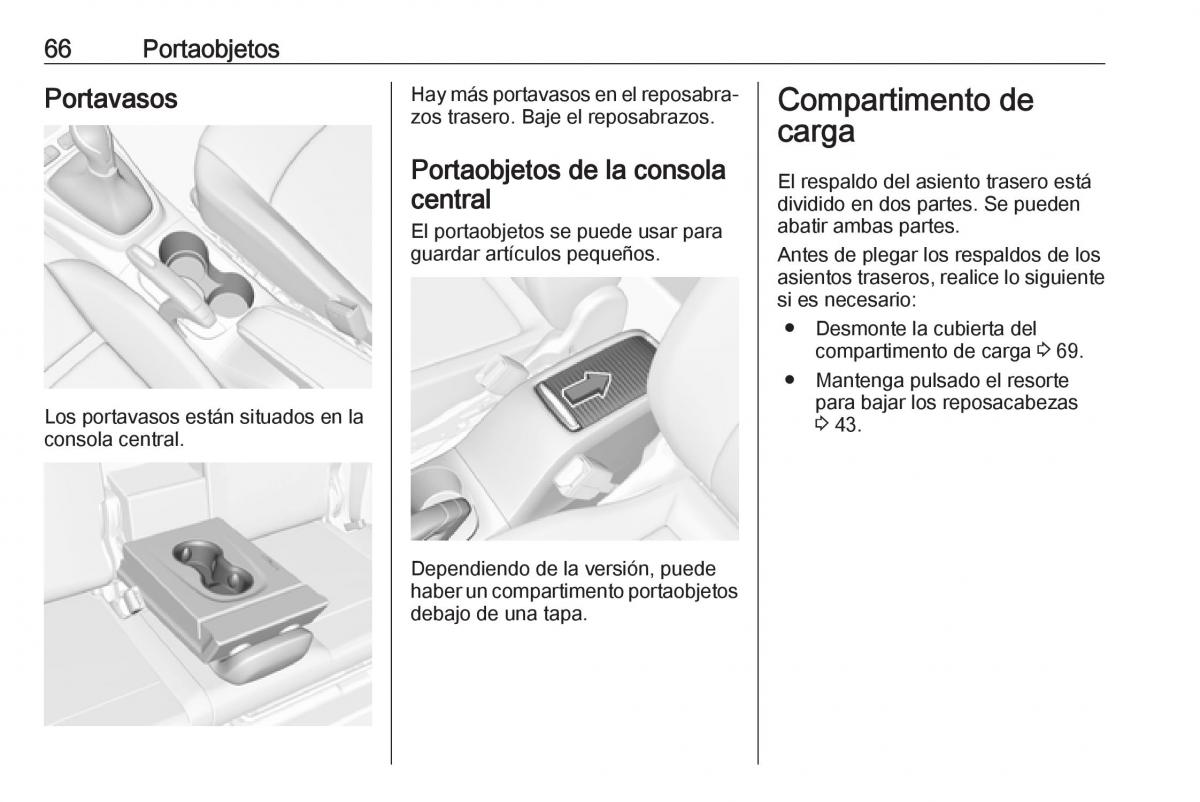 Opel Crossland X manual del propietario / page 68