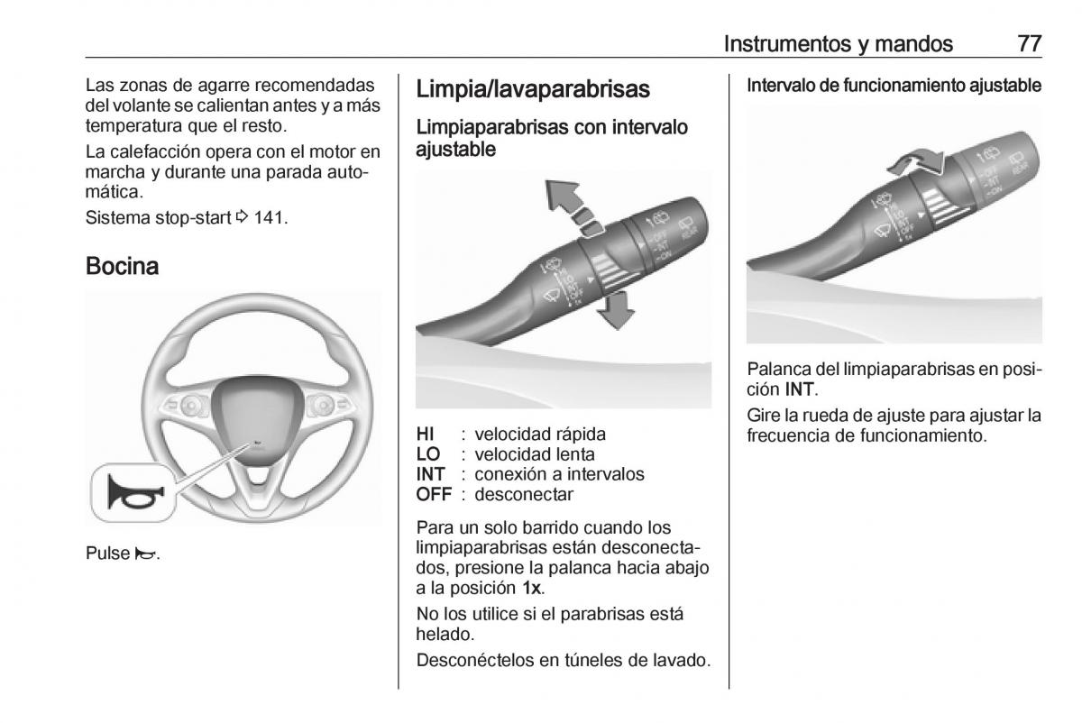 Opel Crossland X manual del propietario / page 79