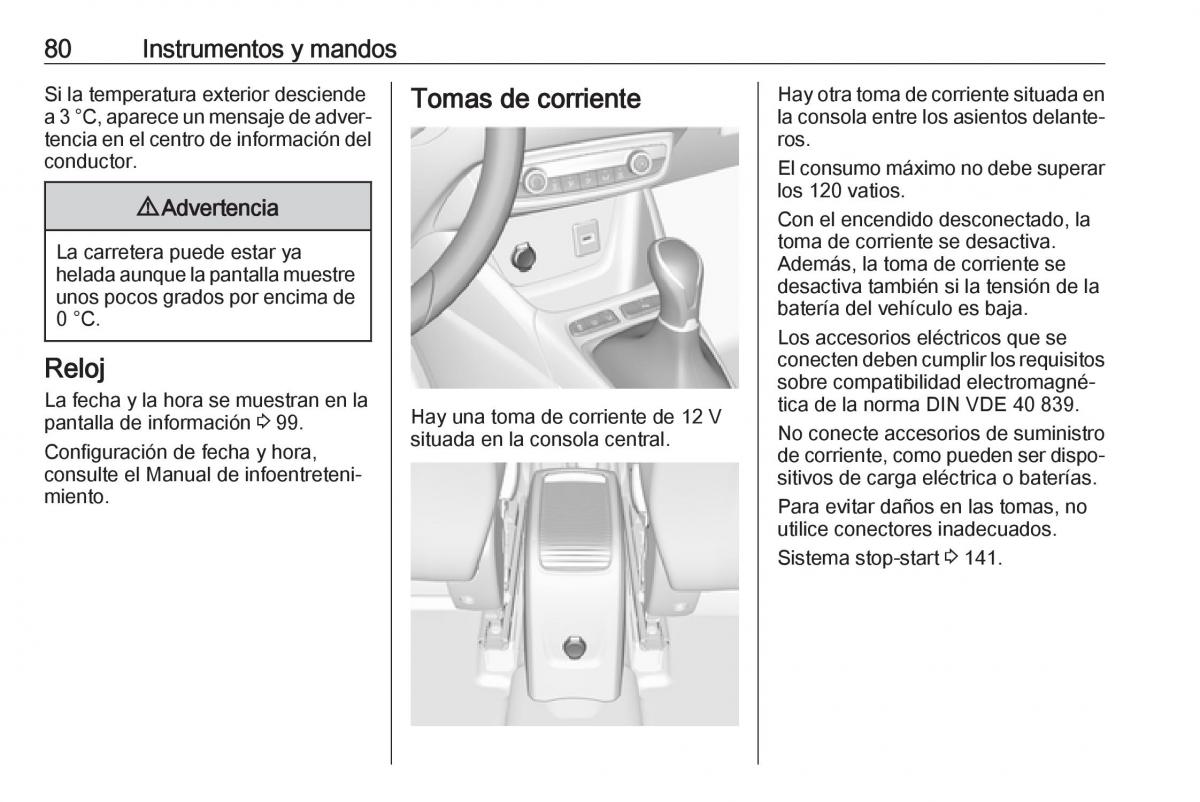 Opel Crossland X manual del propietario / page 82