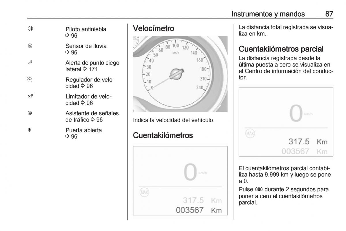 Opel Crossland X manual del propietario / page 89