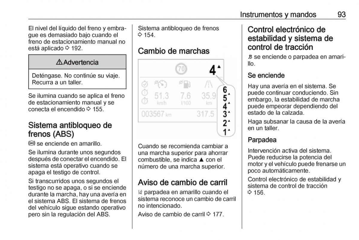 Opel Crossland X manual del propietario / page 95