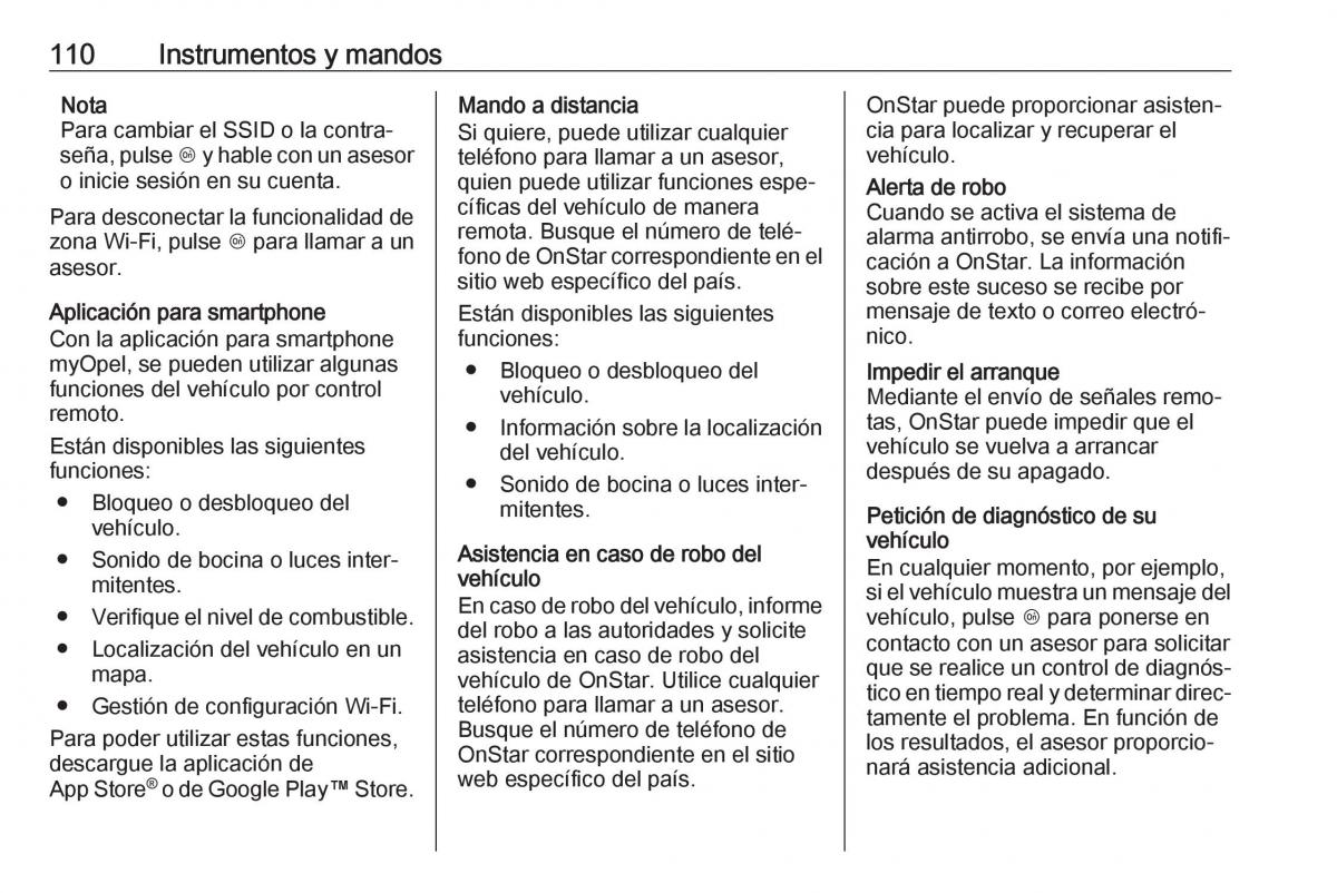 Opel Crossland X manual del propietario / page 112