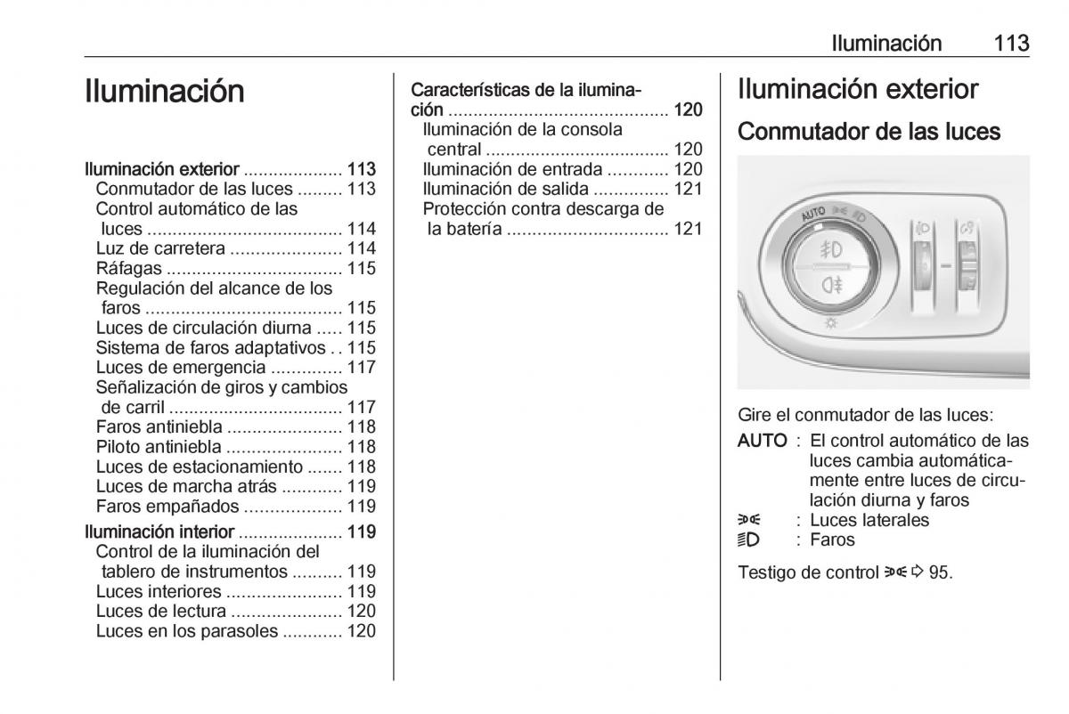 Opel Crossland X manual del propietario / page 115