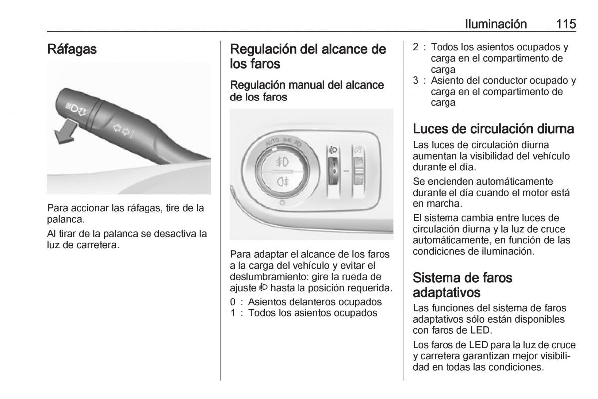 Opel Crossland X manual del propietario / page 117