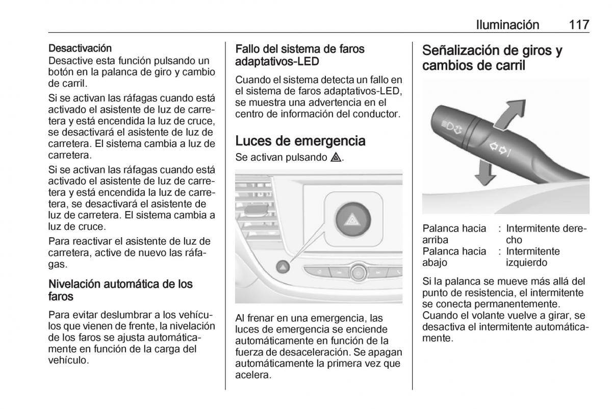 Opel Crossland X manual del propietario / page 119