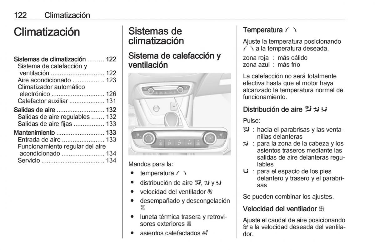 Opel Crossland X manual del propietario / page 124