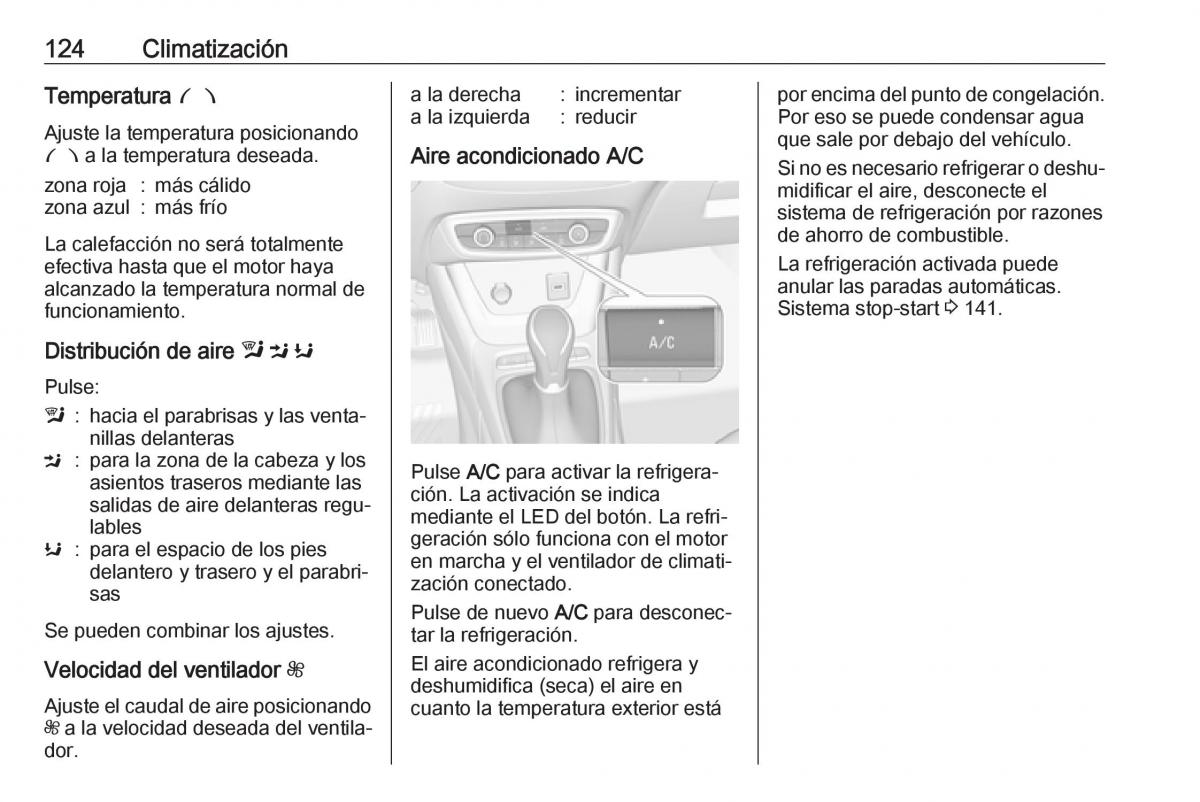 Opel Crossland X manual del propietario / page 126