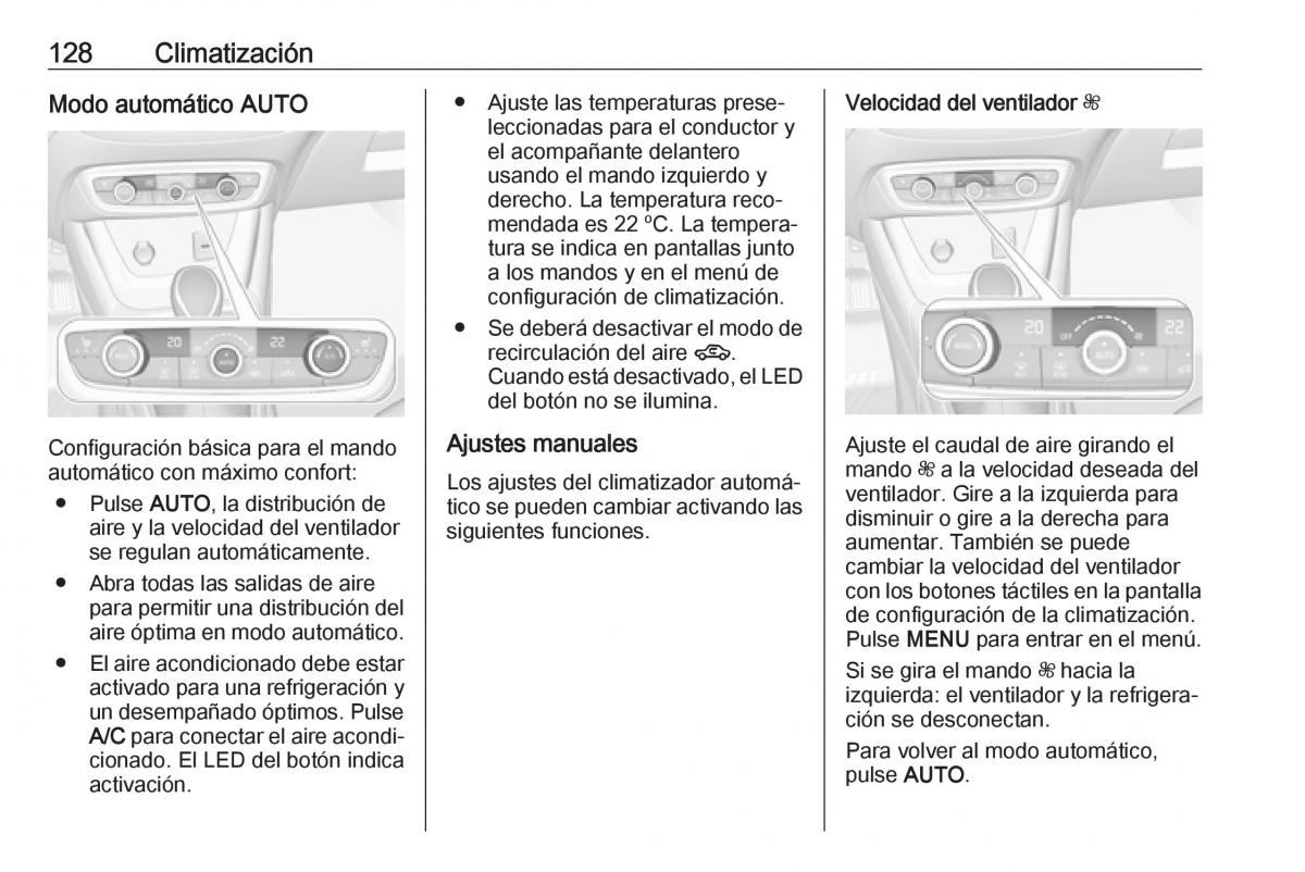 Opel Crossland X manual del propietario / page 130