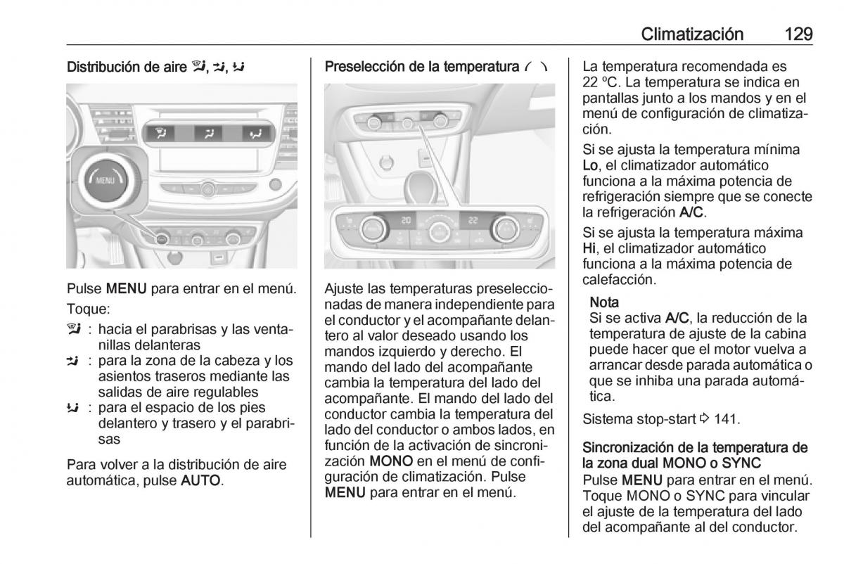 Opel Crossland X manual del propietario / page 131