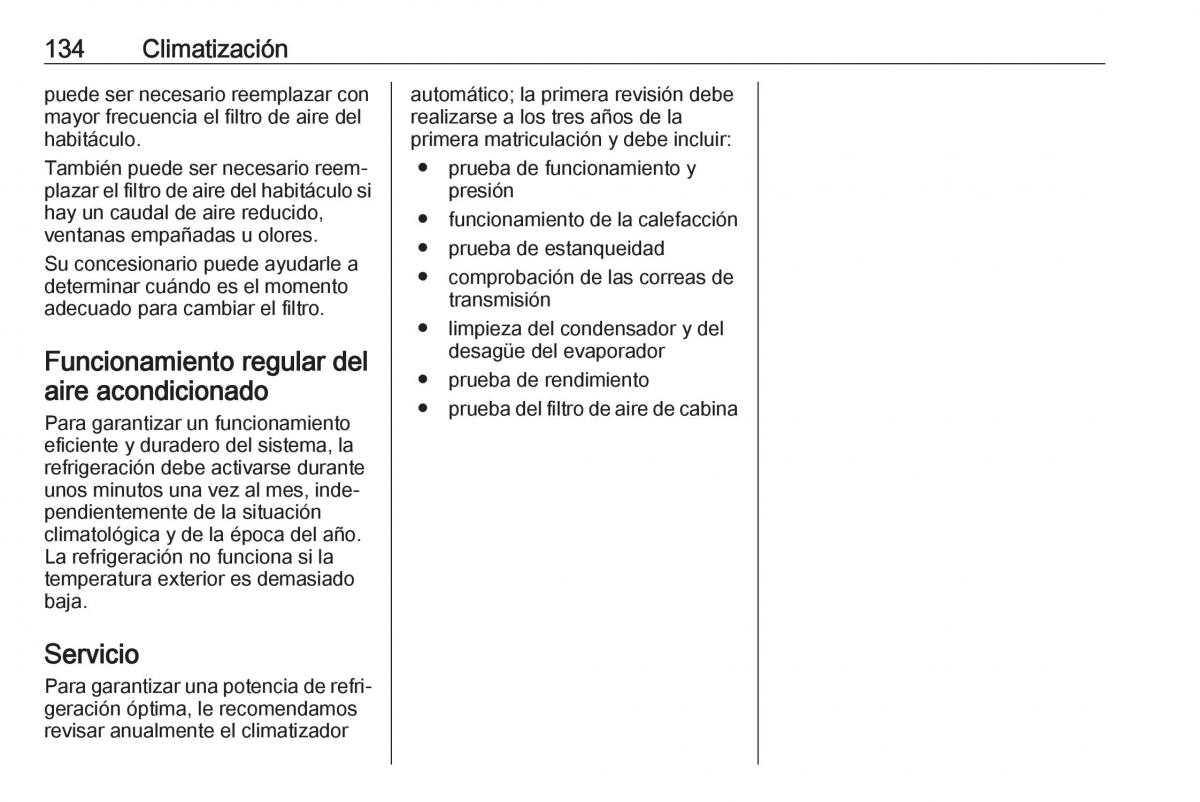 Opel Crossland X manual del propietario / page 136