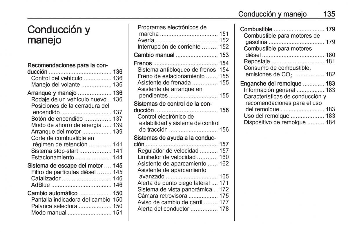 Opel Crossland X manual del propietario / page 137