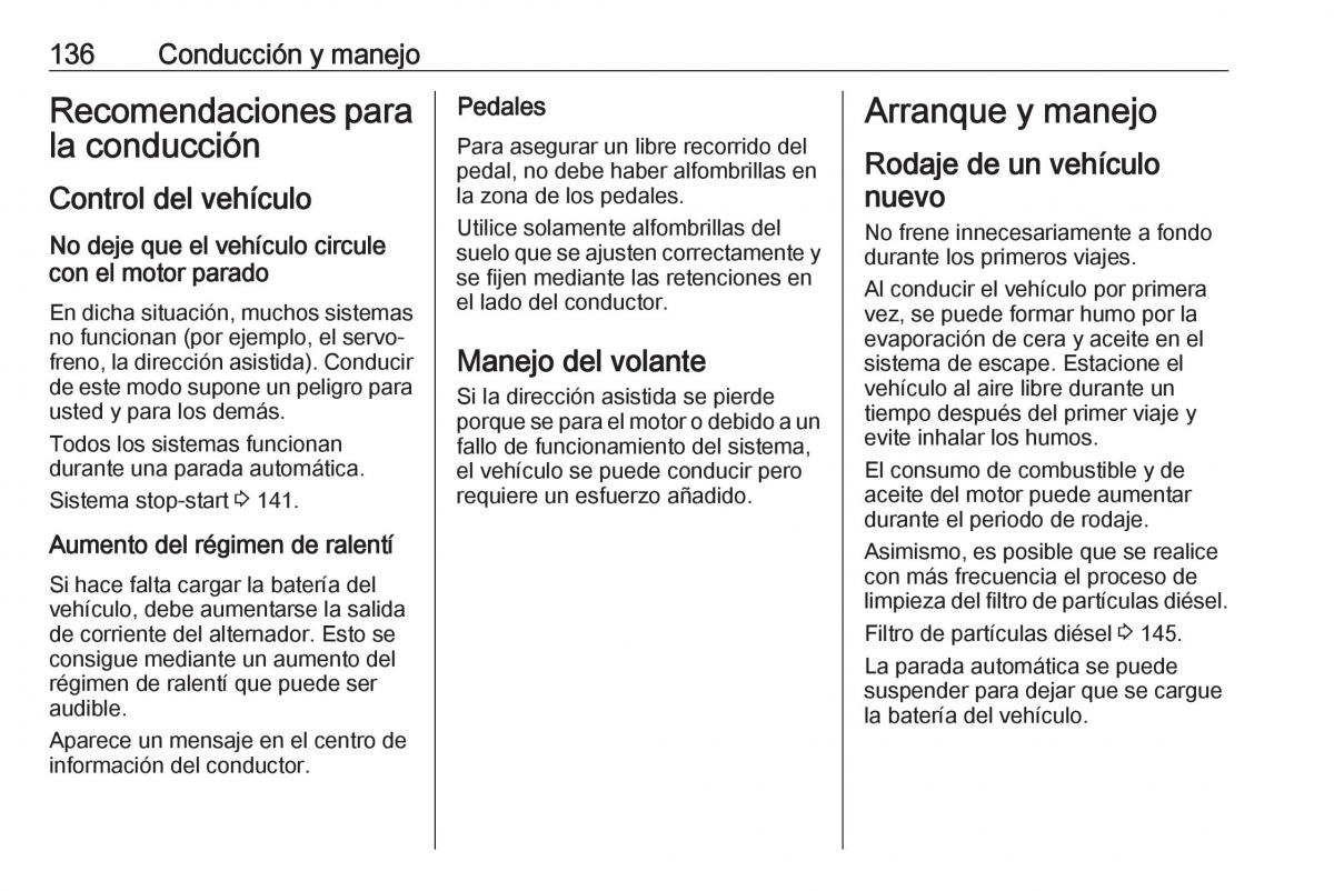 Opel Crossland X manual del propietario / page 138