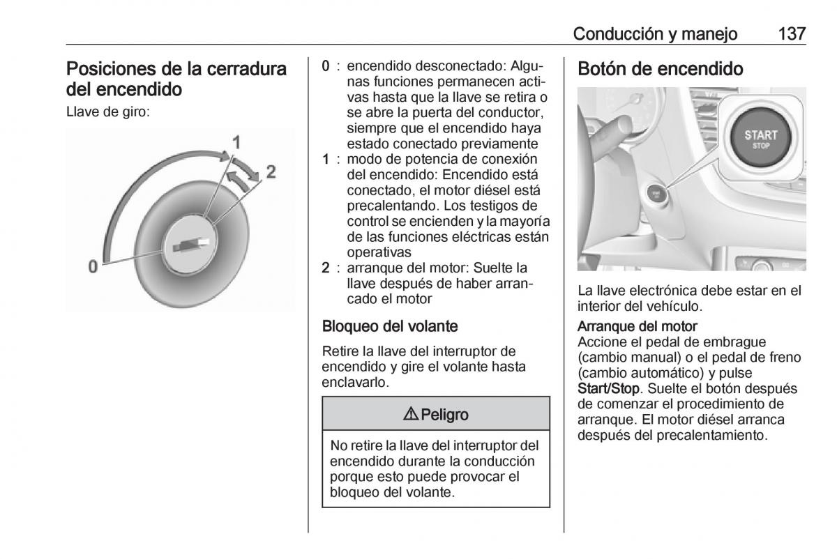 Opel Crossland X manual del propietario / page 139