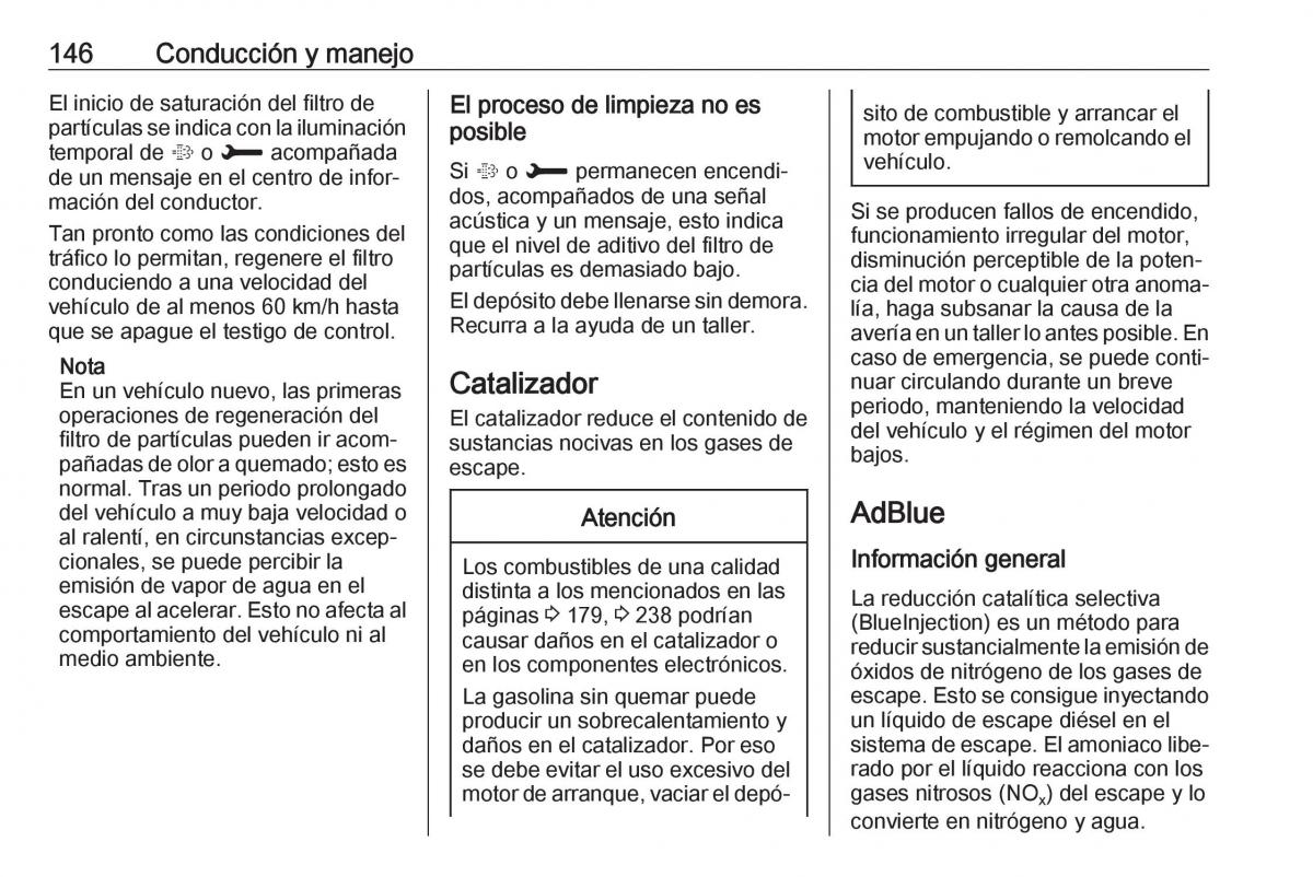 Opel Crossland X manual del propietario / page 148