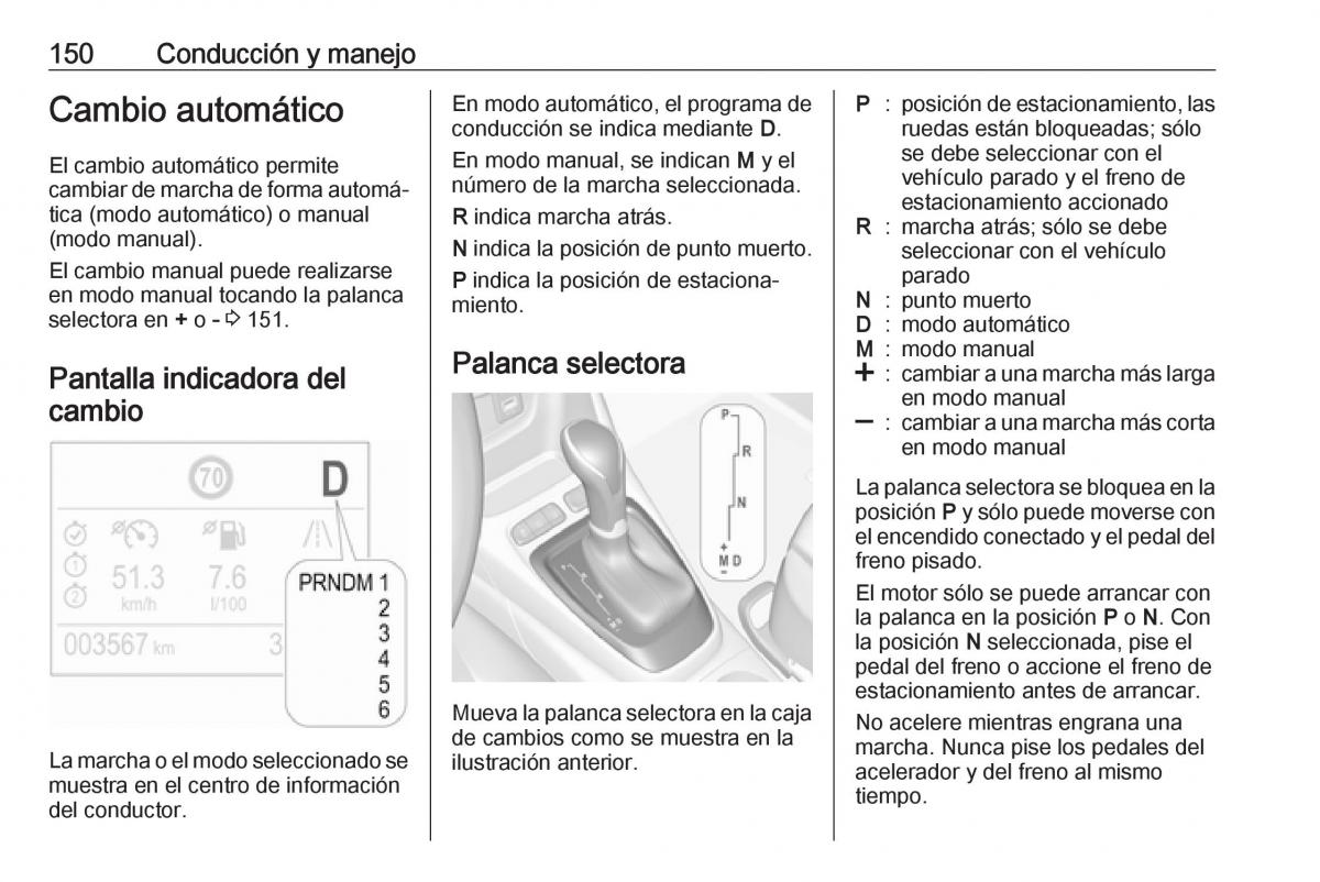 Opel Crossland X manual del propietario / page 152