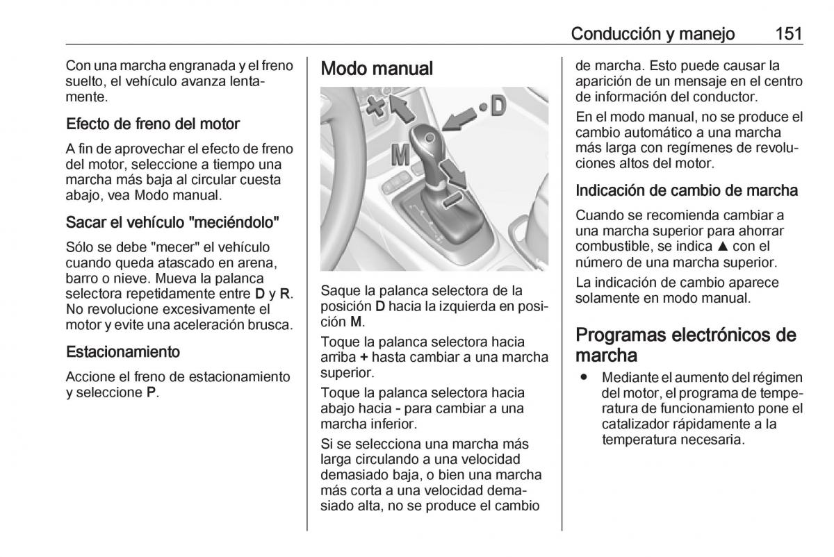 Opel Crossland X manual del propietario / page 153