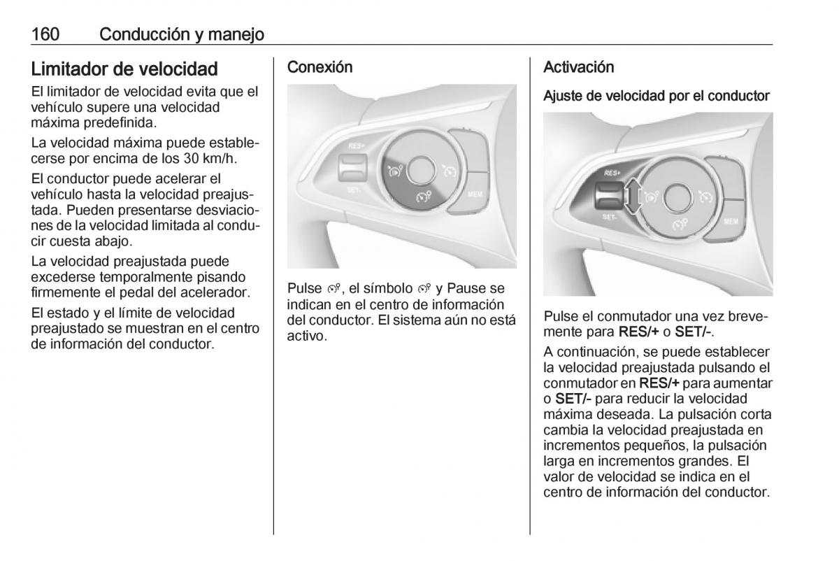 Opel Crossland X manual del propietario / page 162