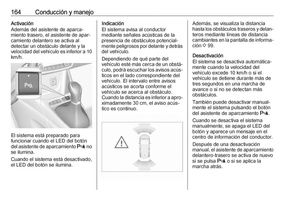 Opel Crossland X manual del propietario / page 166