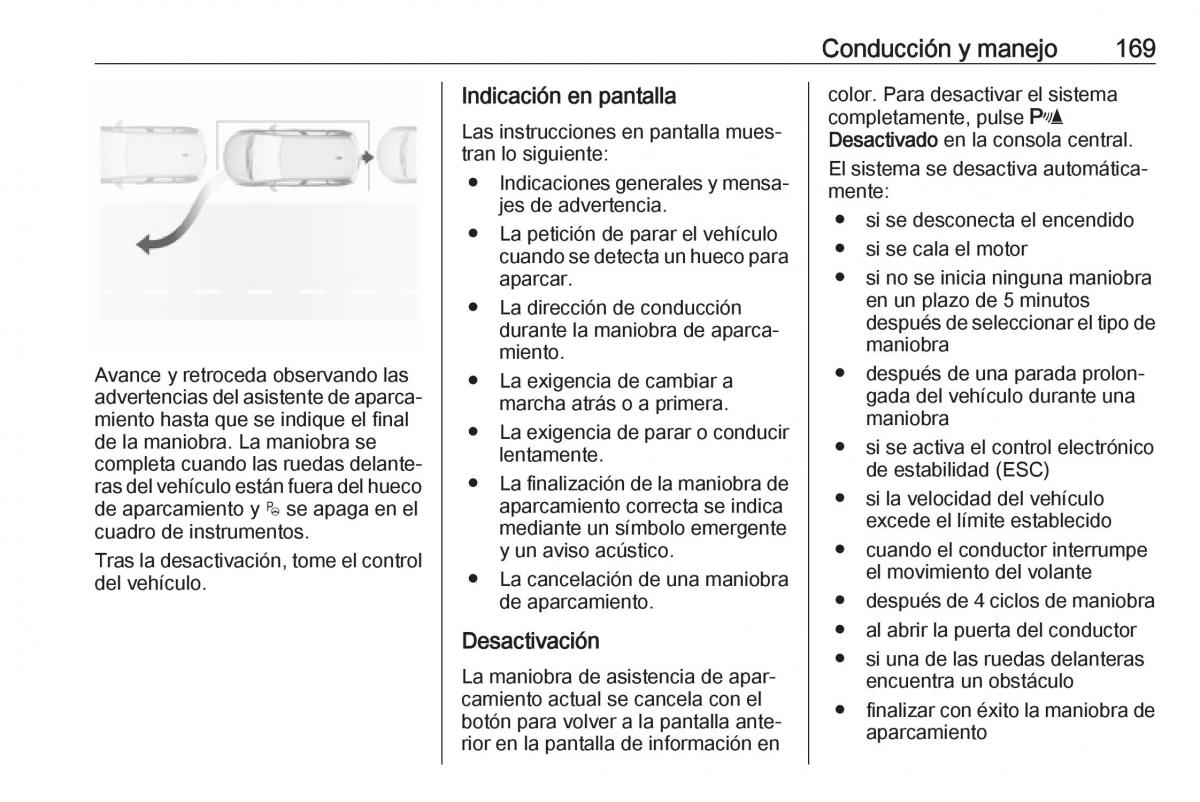 Opel Crossland X manual del propietario / page 171