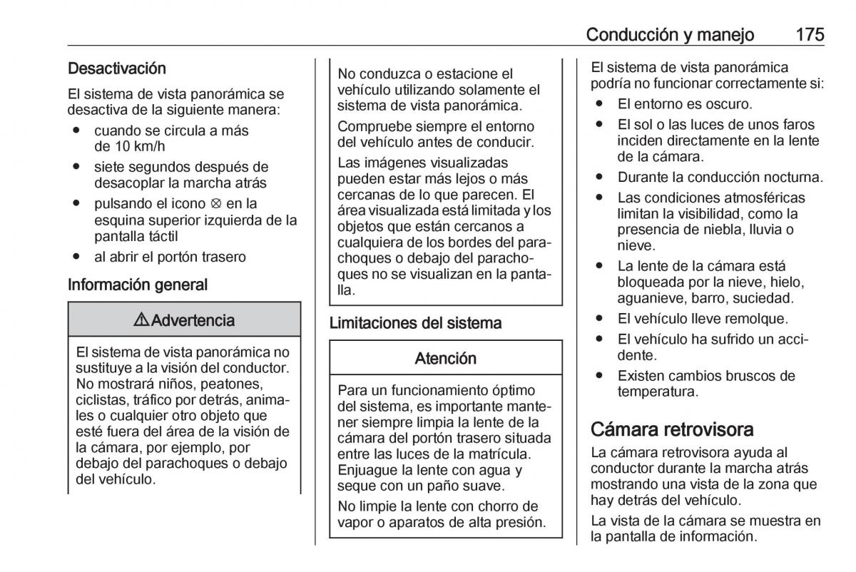 Opel Crossland X manual del propietario / page 177