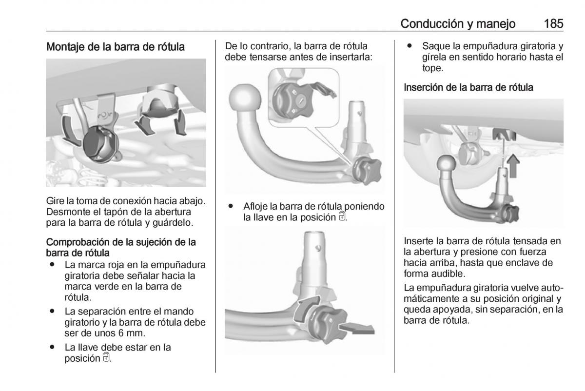 Opel Crossland X manual del propietario / page 187