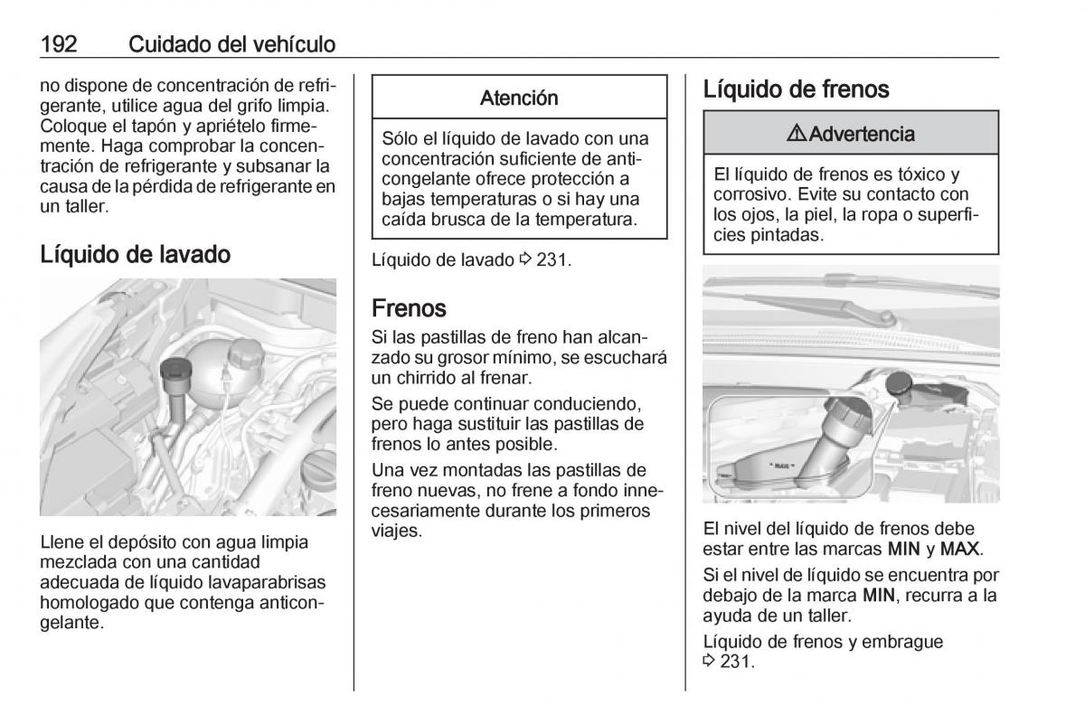 Opel Crossland X manual del propietario / page 194