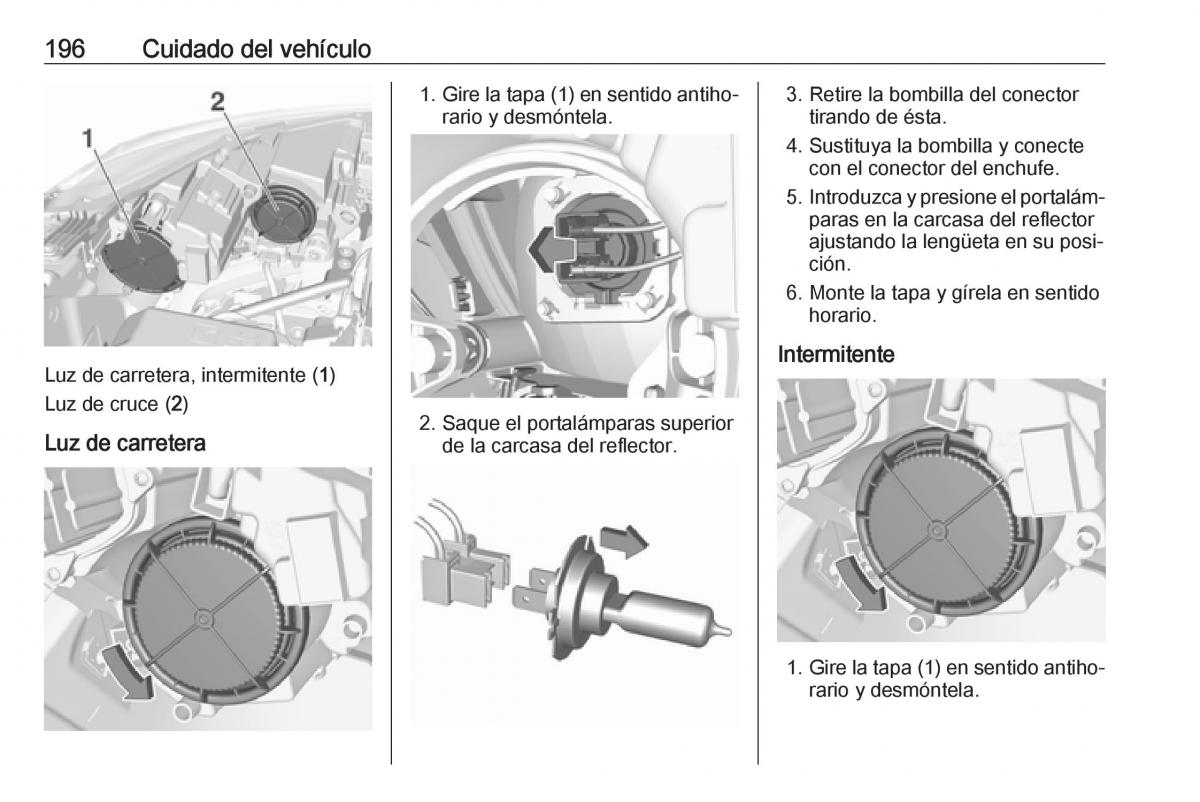 Opel Crossland X manual del propietario / page 198