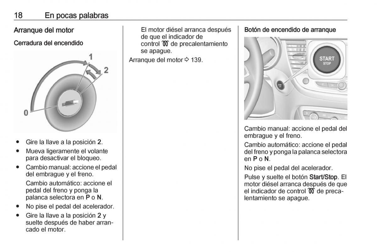 Opel Crossland X manual del propietario / page 20