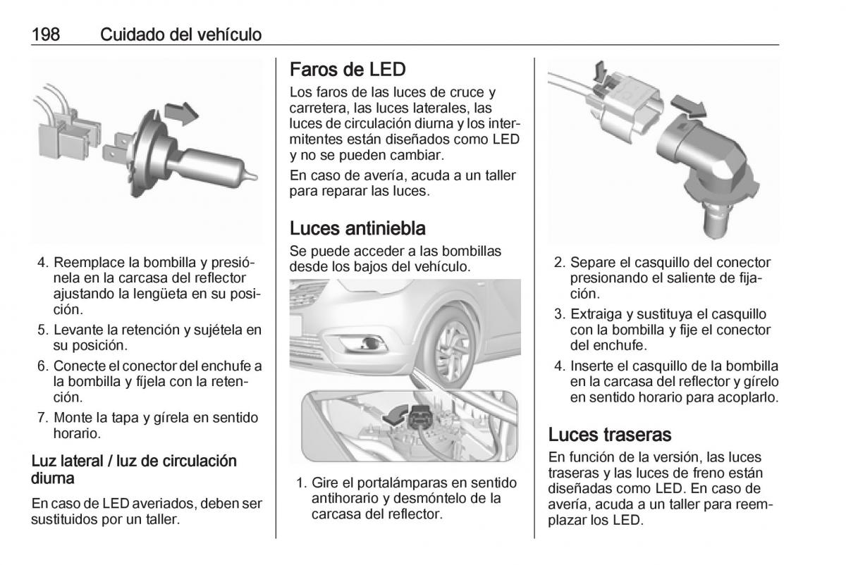 Opel Crossland X manual del propietario / page 200