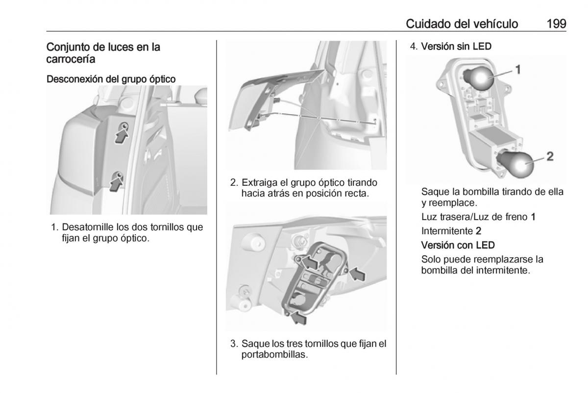 Opel Crossland X manual del propietario / page 201