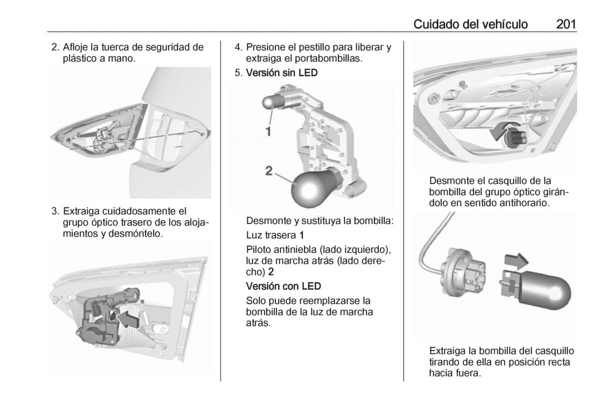 Opel Crossland X manual del propietario / page 203