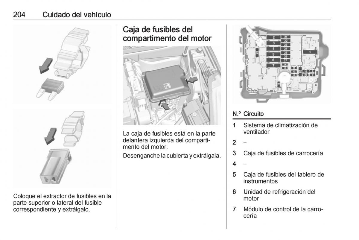 Opel Crossland X manual del propietario / page 206