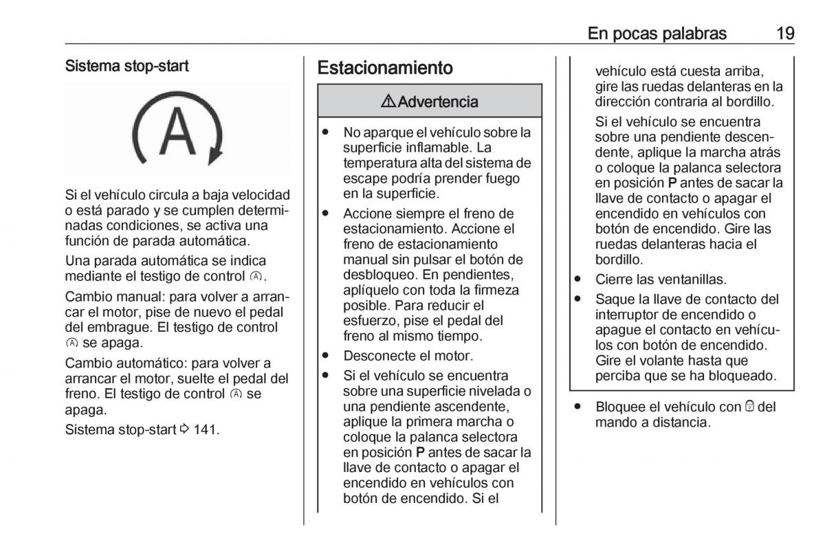 Opel Crossland X manual del propietario / page 21