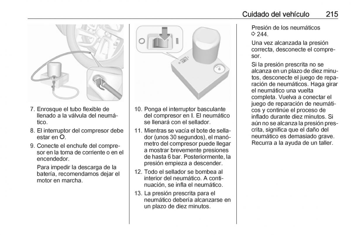 Opel Crossland X manual del propietario / page 217