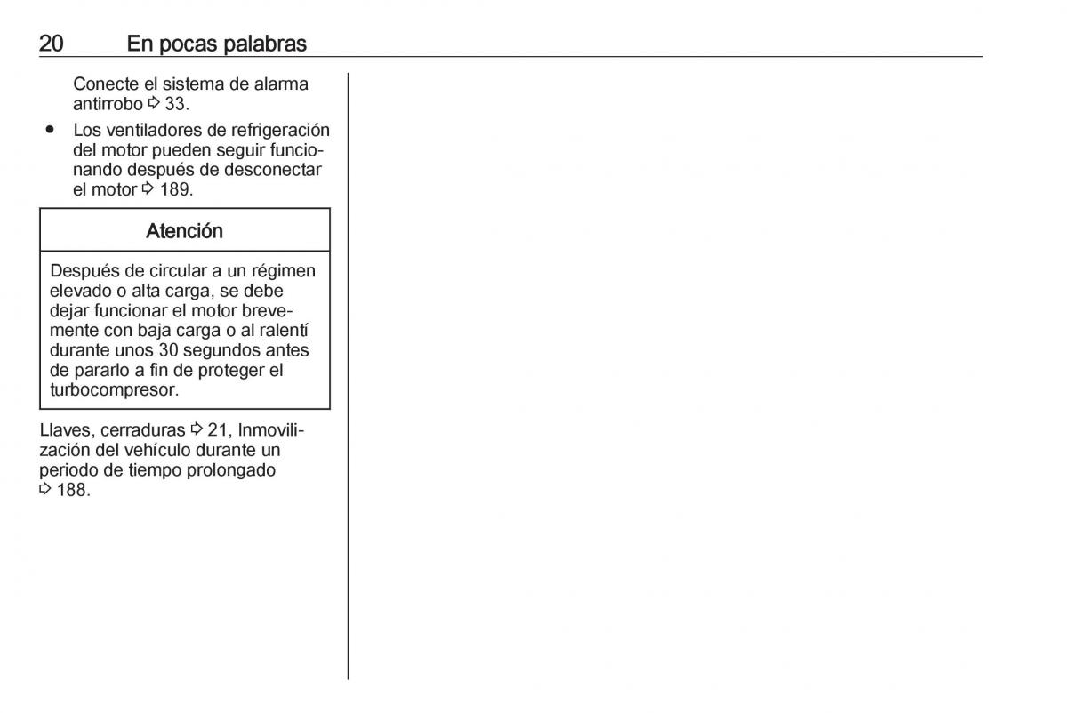 Opel Crossland X manual del propietario / page 22