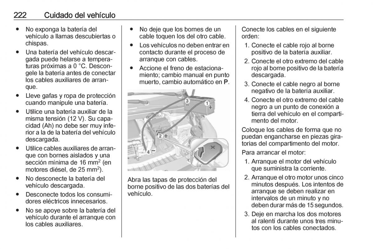 Opel Crossland X manual del propietario / page 224