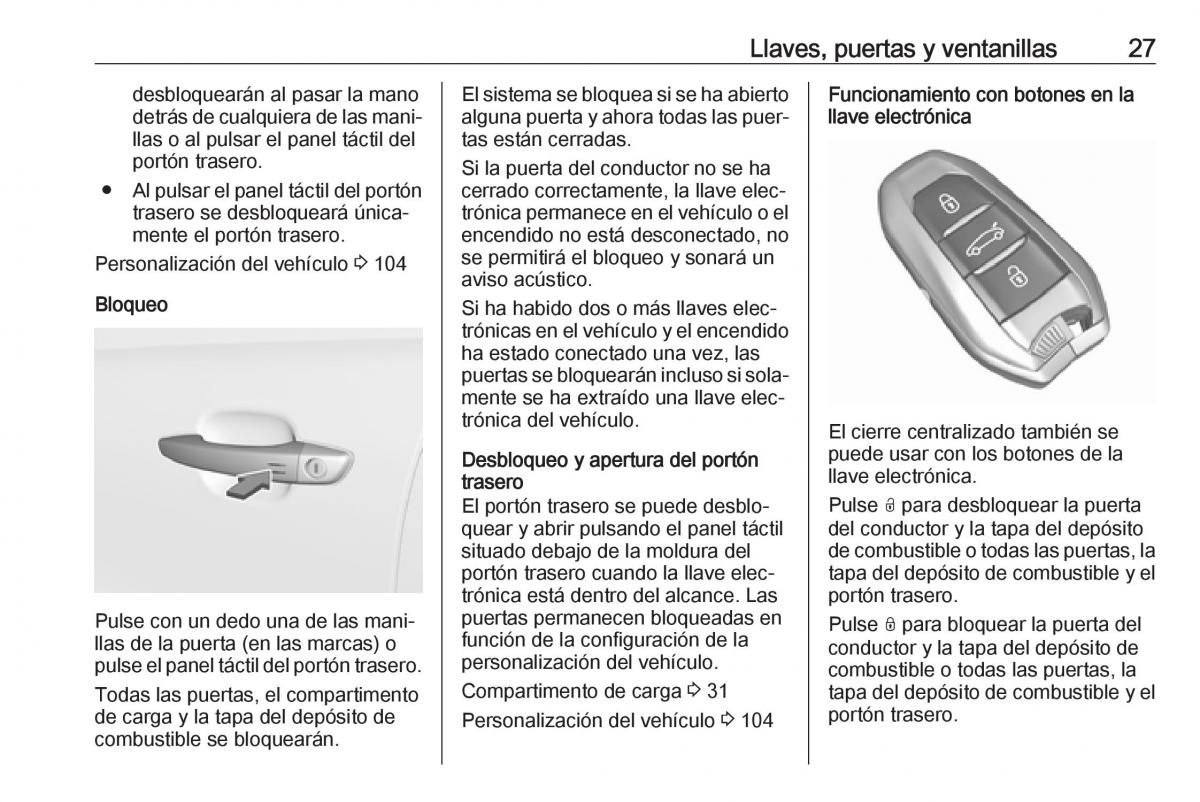 Opel Crossland X manual del propietario / page 29